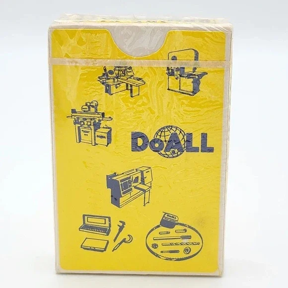 DOALL Sawing Company Promotional Vintage Collectible Playing Cards RARE Sealed - Picture 2 of 9